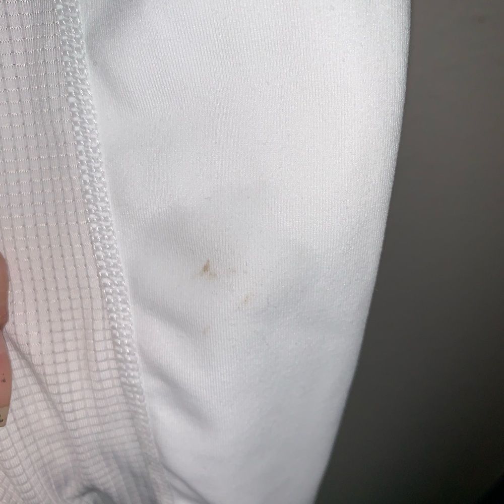 Fabletics Partial Zip Pullover Top Jacket White M… - image 7